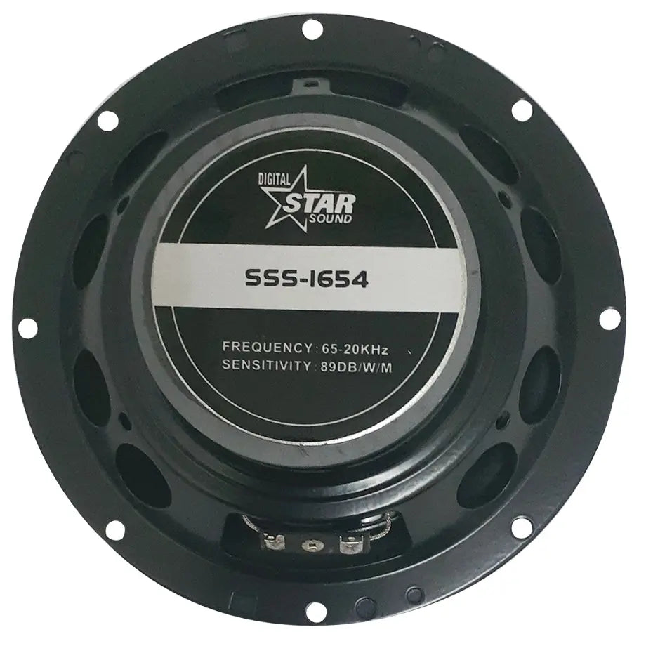 Star Sound 6.0" 3-Way Coaxial Speaker Speaker Max Motorsport