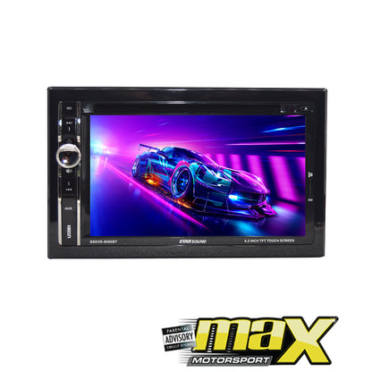 Star Sound 6.2" Double Din DVD Player With Bluetooth