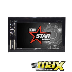 Star Sound 6.2" Double Din DVD Player With Bluetooth