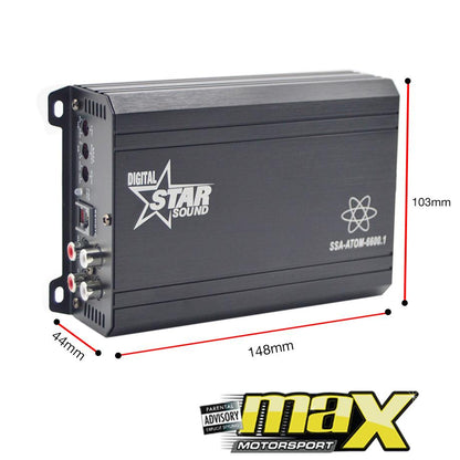 Star Sound Atom Series Micro Monoblock Amplifier (6600W) Star Sound