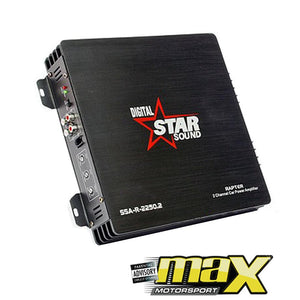 Star Sound Rapter Series 2-Channel Amplifier (2250W) maxmotorsports
