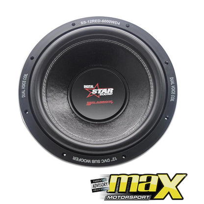 Star Sound Red Arrow 12" DVC Subwoofer (6000WD4) Star Sound