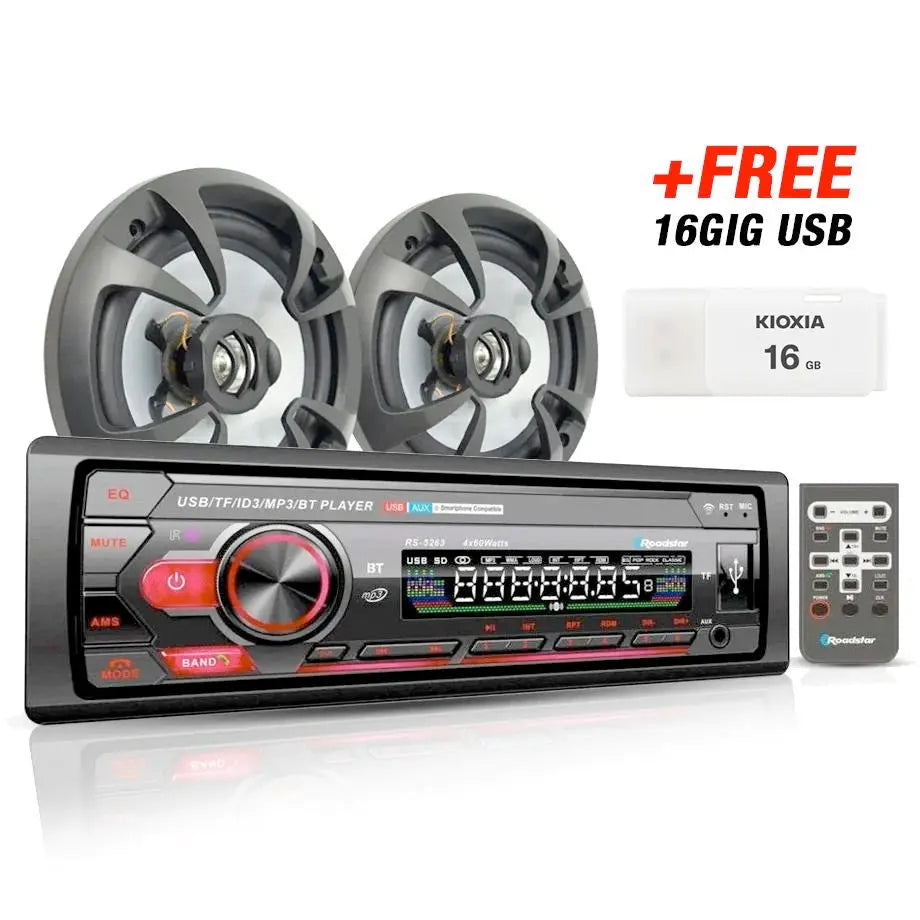 Start Up Car Audio Combo +FREE USB Max Motorsport