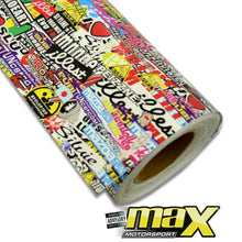 Load image into Gallery viewer, Sticker B-OMB Vinyl Wrap (1m x 1.5m) maxmotorsports
