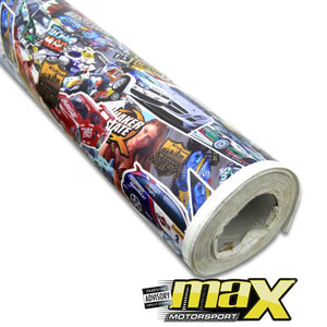 Sticker Bomb Vinyl Wrap (1m x 1.5m) maxmotorsports