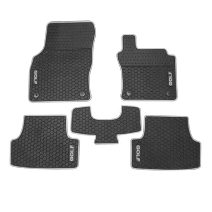 Suitable To Fit -  VW Golf 7 Custom Rubber Car Mats (5-Piece) maxmotorsports