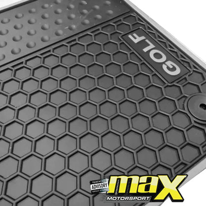 Suitable To Fit -  VW Golf 7 Custom Rubber Car Mats (5-Piece) maxmotorsports