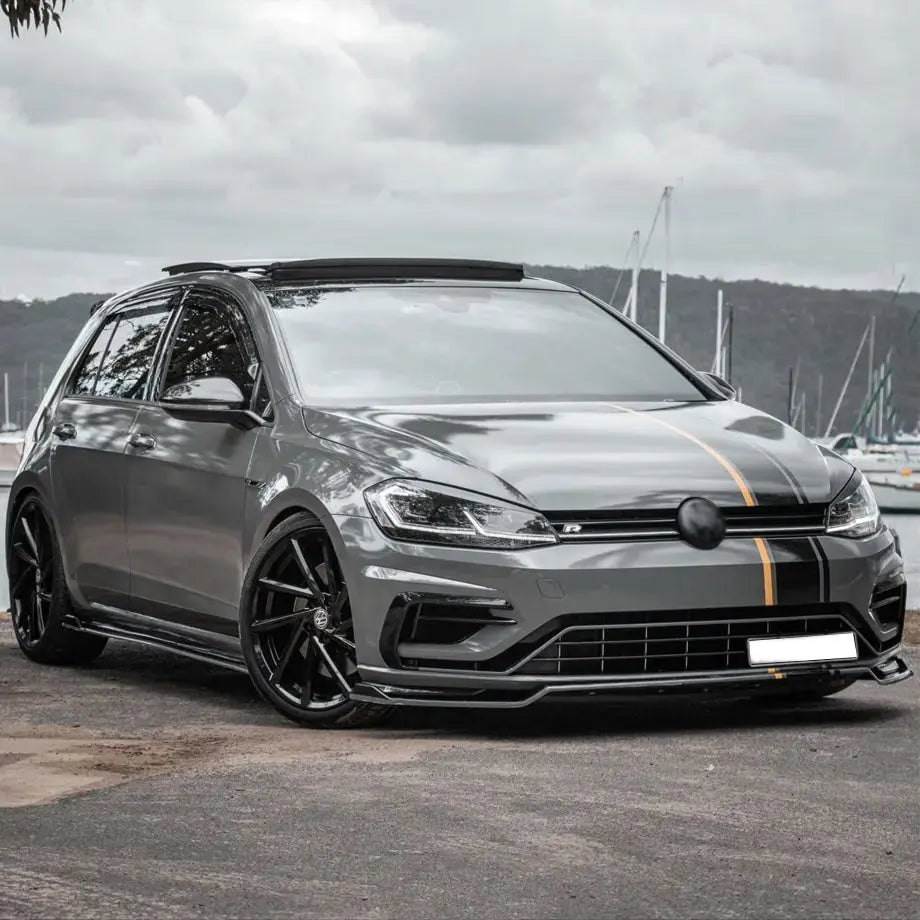 Suitable To Fit - Golf 7.5R Plastic Front Bumper Upgrade With Grille (17-20) Max Motorsport