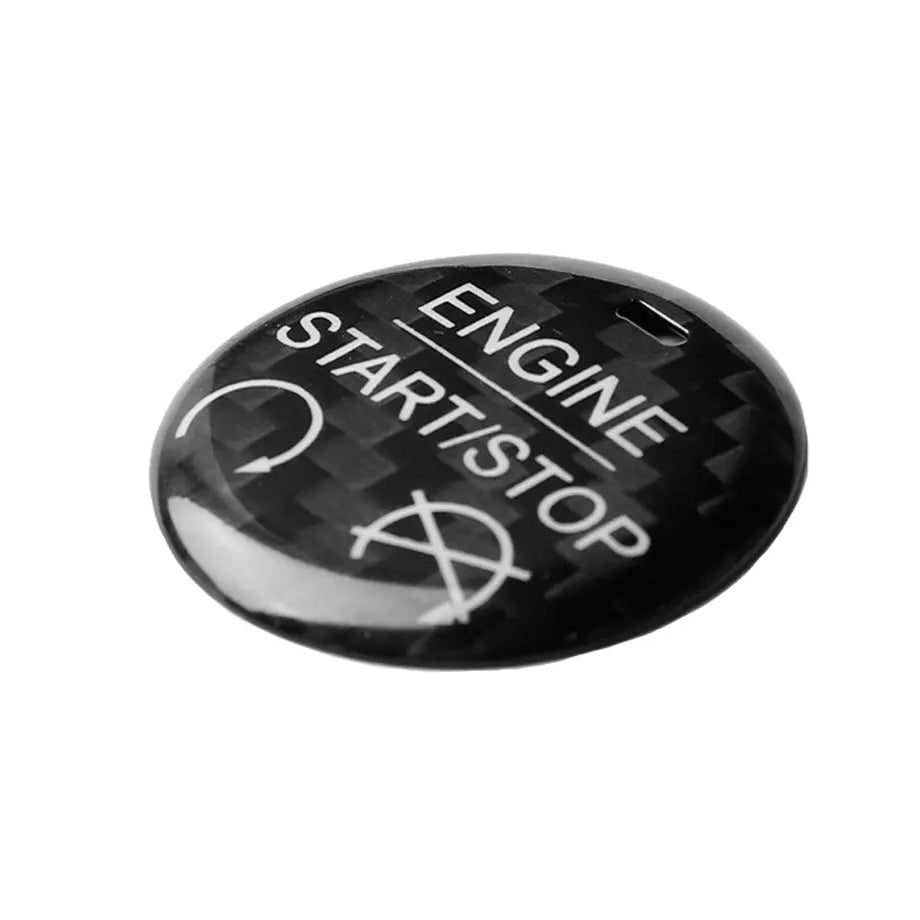 Suitable To Fit - Mustang Carbon Look Push Start Button Sticker – Max ...
