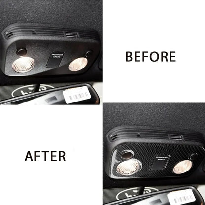 Suitable To Fit - Mustang Carbon Look Roof Light Panel Trim Max Motorsport