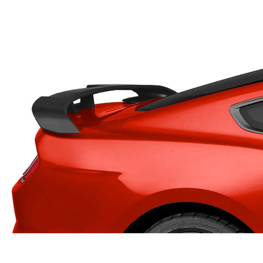 Suitable To Fit - Mustang (15-On) GT500 Style Matte Black Plastic Boot Spoiler Max Motorsport
