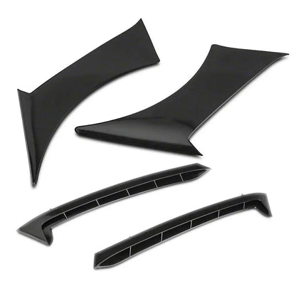 Suitable To Fit - Mustang (15-On) Side Fender Vents (4-Piece) Max Motorsport