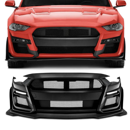 Suitable To Fit - Mustang (18-On) MP Concept GT500 Style Rear Bumper Max Motorsport