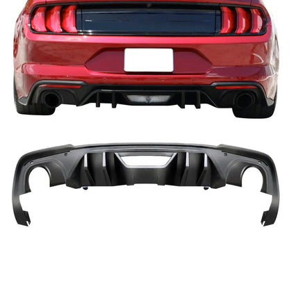Suitable To Fit - Mustang (18-On) R Series Style Single Pipe Plastic Diffuser Max Motorsport