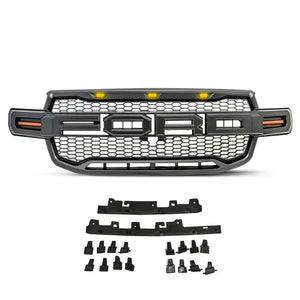 Suitable To Fit - Ranger Next Gen (22-On) Raptor Style LED Upgrade Grille With Sequential Indicator Max Motorsport
