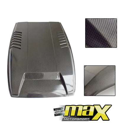 Suitable To Fit - Ranger T7 / T8 (16-On) Carbon Fibre Bonnet Scoop maxmotorsports