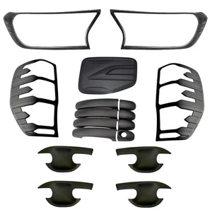 Suitable To Fit - Ranger T7 (15-On) Matte Black Accessories Kit (17-Piece) Max Motorsport