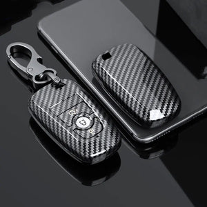 Suitable To Fit - Ranger T8 Carbon Look Key Case Cover With Key Ring Max Motorsport