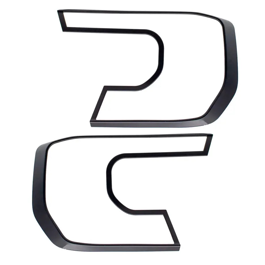 Suitable To Fit - Ranger T8 Wildtrak Model (22-On) Headlight Surrounds With Logo Max Motorsport