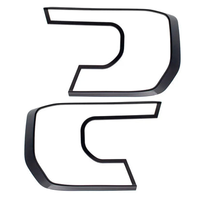 Suitable To Fit - Ranger T8 Wildtrak Model (22-On) Headlight Surrounds With Logo Max Motorsport
