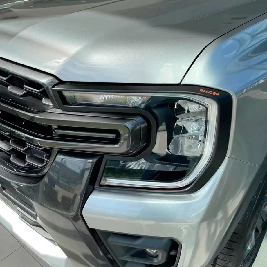 Suitable To Fit - Ranger T8 Wildtrak Model (22-On) Headlight Surrounds With Logo Max Motorsport