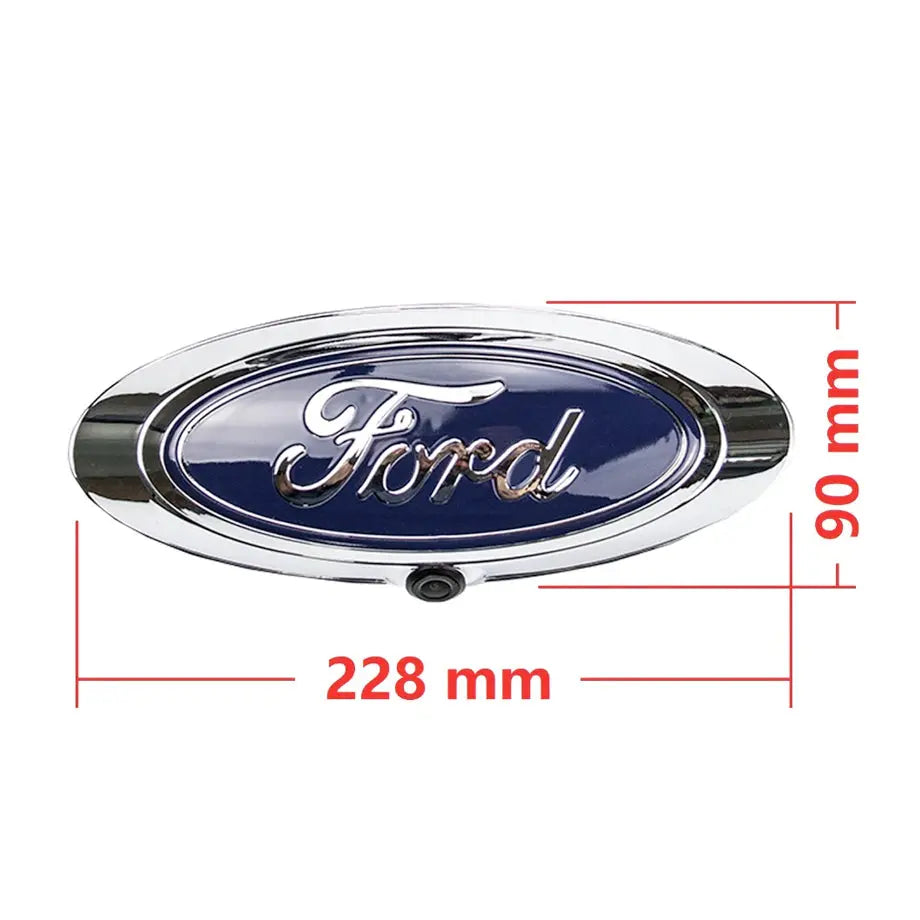 Suitable To Fit - Ranger Tailgate Emblem Reverse Camera (Blue & Chrome) maxmotorsports