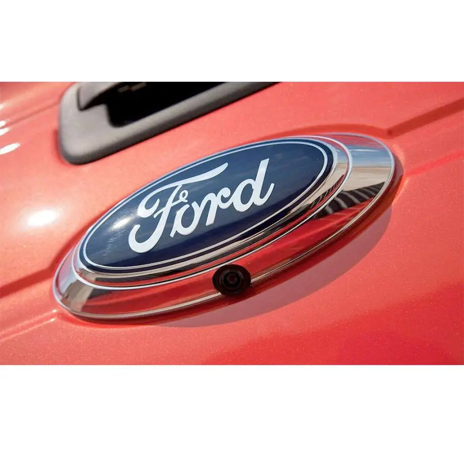 Suitable To Fit - Ranger Tailgate Emblem Reverse Camera (Blue & Chrome) maxmotorsports