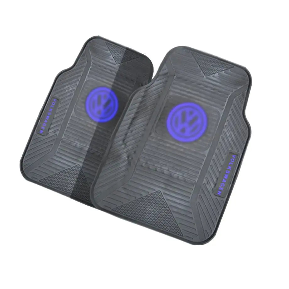 Suitable To Fit - VW 4-Piece Rubber Car Mats (Blue) maxmotorsports