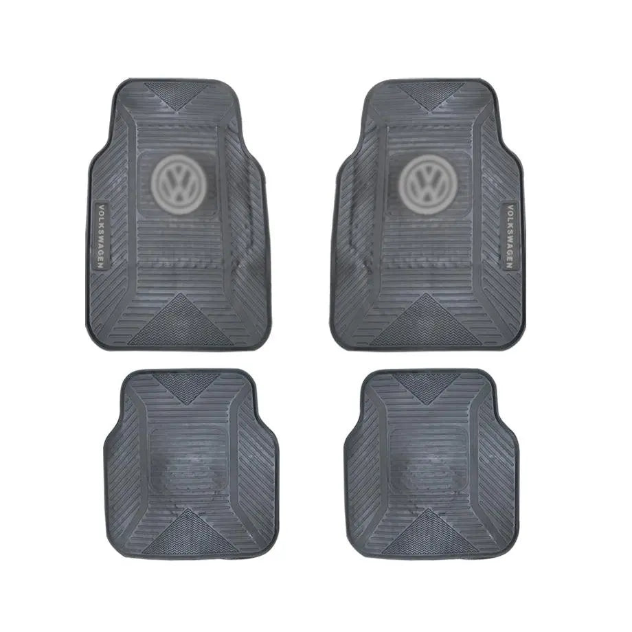 Suitable To Fit - VW 4-Piece Rubber Car Mats (Grey) maxmotorsports