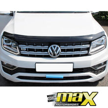 Load image into Gallery viewer, Suitable To Fit - VW Amarok (2012-On) Black Bonnet Guard maxmotorsports
