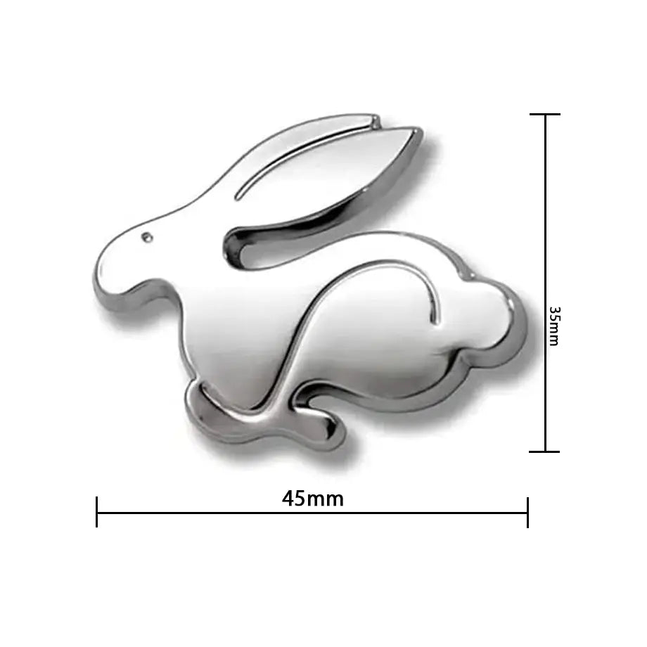 Suitable To Fit - VW Chrome Rabbit Badge maxmotorsports