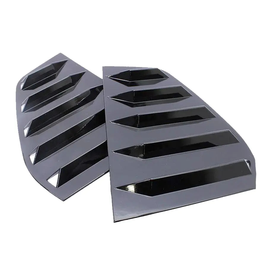 Suitable To Fit - VW Golf 5 Gloss Black Plastic Side Window Louver Max Motorsport