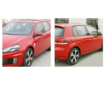 Suitable To Fit - VW Golf 6 GTI Style Plastic Side Skirts Max Motorsport