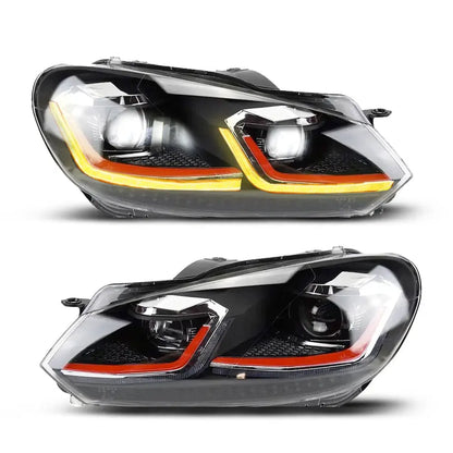 Suitable To Fit - VW Golf 6 LED Projector Headlight - Golf 7.5 GTI Style Max Motorsport