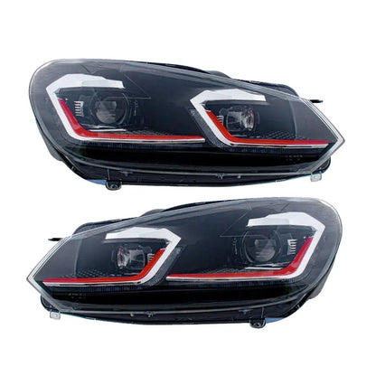 Suitable To Fit - VW Golf 6 LED Projector Headlight - Golf 7.5 GTI Style Max Motorsport