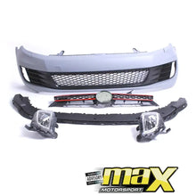 Load image into Gallery viewer, Suitable To Fit - VW Golf 6 GTI Front Plastic Bumper With Fogs maxmotorsports
