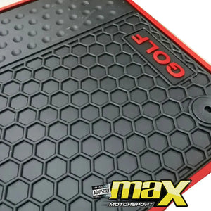 Suitable To Fit - VW Golf 7 Custom Rubber Car Mats (5-Piece) maxmotorsports