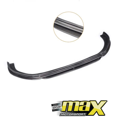 Suitable To Fit - VW Golf 7 GTI / R Carbon Fibre 2-Piece Front Spoiler maxmotorsports