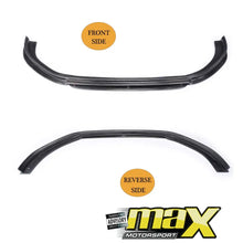 Load image into Gallery viewer, Suitable To Fit - VW Golf 7 GTI / R Carbon Fibre 2-Piece Front Spoiler maxmotorsports
