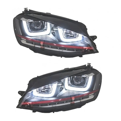 Suitable To Fit - VW Golf 7 GTI Style LED Projector Headlight Max Motorsport