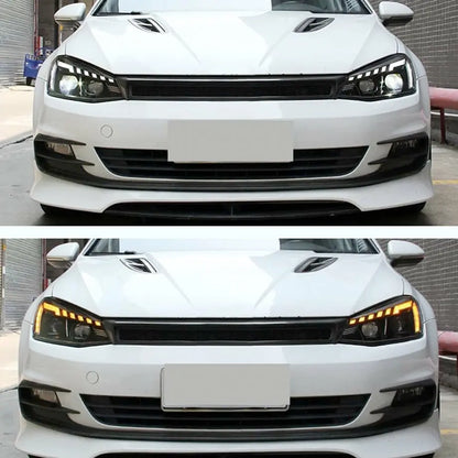 Suitable To Fit - VW Golf 7 LED Projector Headlight - Audi Style Max Motorsport
