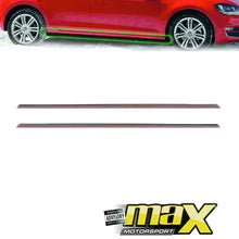 Load image into Gallery viewer, Suitable To Fit - VW Golf 7 (18-On) Plastic Side Skirt Extensions maxmotorsports
