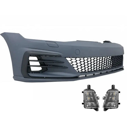 Suitable To Fit - VW Golf 7.5 GTI Plastic Front Bumper Upgrade With Fogs (17-20) Max Motorsport