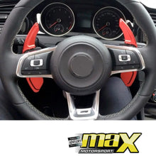Load image into Gallery viewer, Suitable To Fit - VW Polo 6 DSG Aluminium Paddle Shift Extension (Red) maxmotorsports
