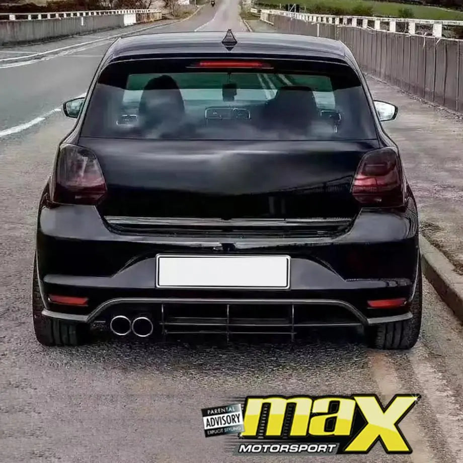 Suitable To Fit - VW Polo 6 GTI Maxton Style Plastic Diffusers – Max ...