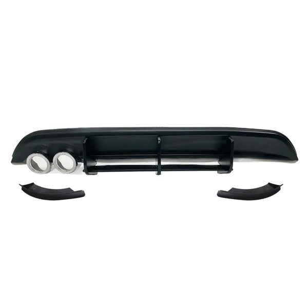 Suitable To Fit - VW Polo 6 TSI To GTI Gloss Black 3-Piece Diffuser Wi ...