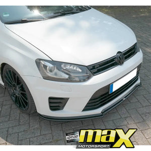 Suitable To Fit - VW Polo 6 WRC Style Plastic Front Bumper Upgrade maxmotorsports