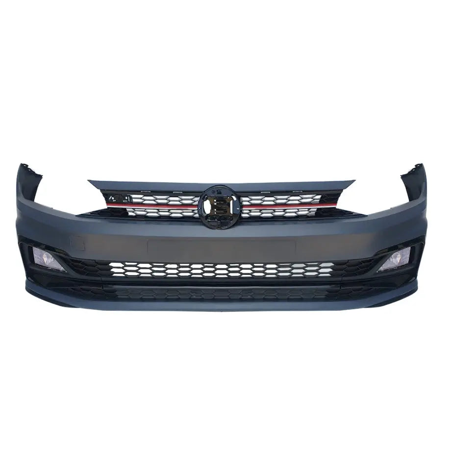 Suitable To Fit - VW Polo 8 AW (18-On) GTI Style Plastic Front Bumper Upgrade Max Motorsport