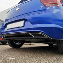 Load image into Gallery viewer, Suitable To Fit - VW Polo 8 AW (18-On) Gloss Black R-Line Style Rear Diffuser maxmotorsports
