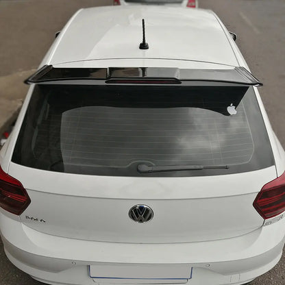 Suitable To Fit - VW Polo 8 AW (18-On) Osir Style Gloss Black Roof Spoiler Max Motorsport